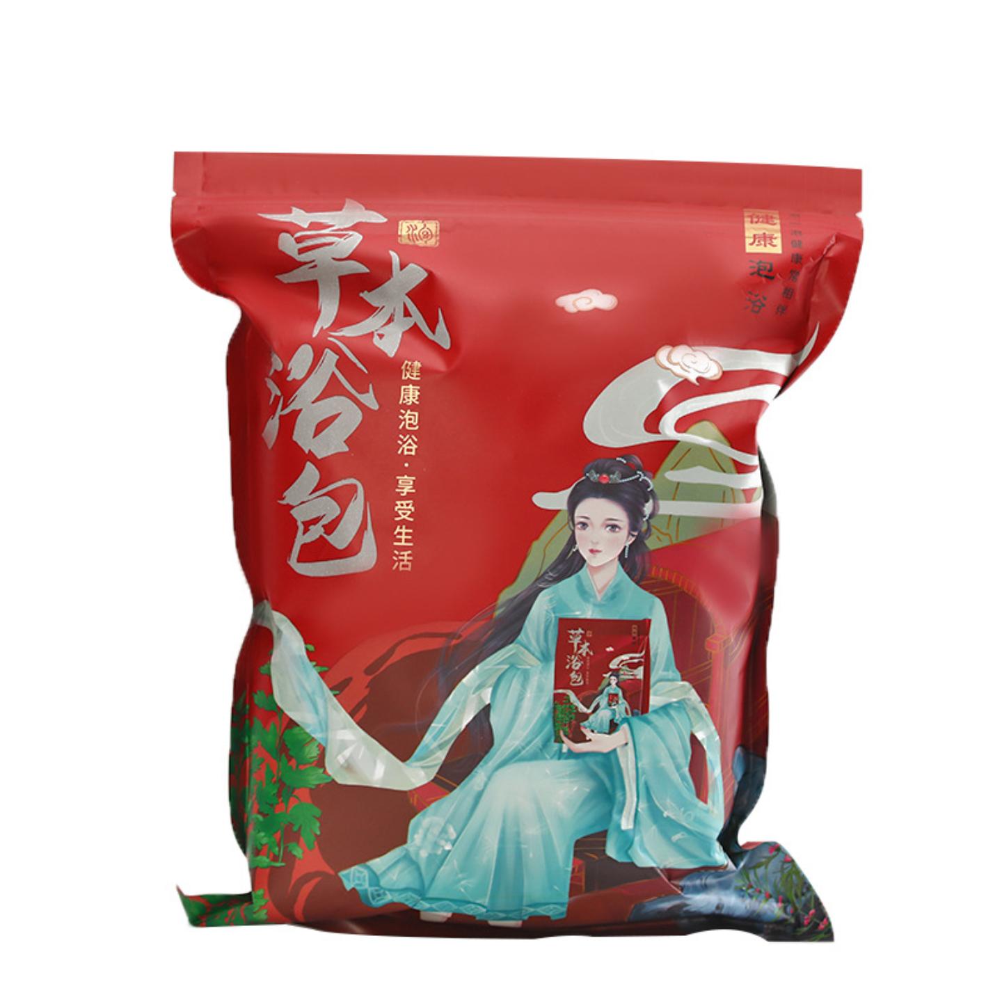 抑菌老姜花椒泡脚包艾草泡脚粉花椒足浴包足浴粉家用泡脚包