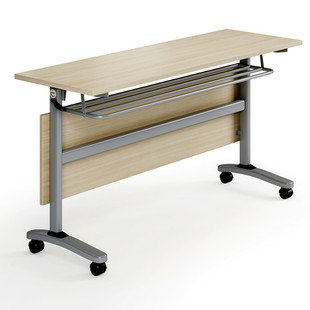 可折叠培训桌会议桌拼接双人条形折叠桌长条办公桌培训班桌椅组合