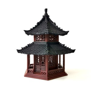 钰书房鱼缸造景盆景假山凉亭吸水石装饰配件微景观古建枯山水摆件