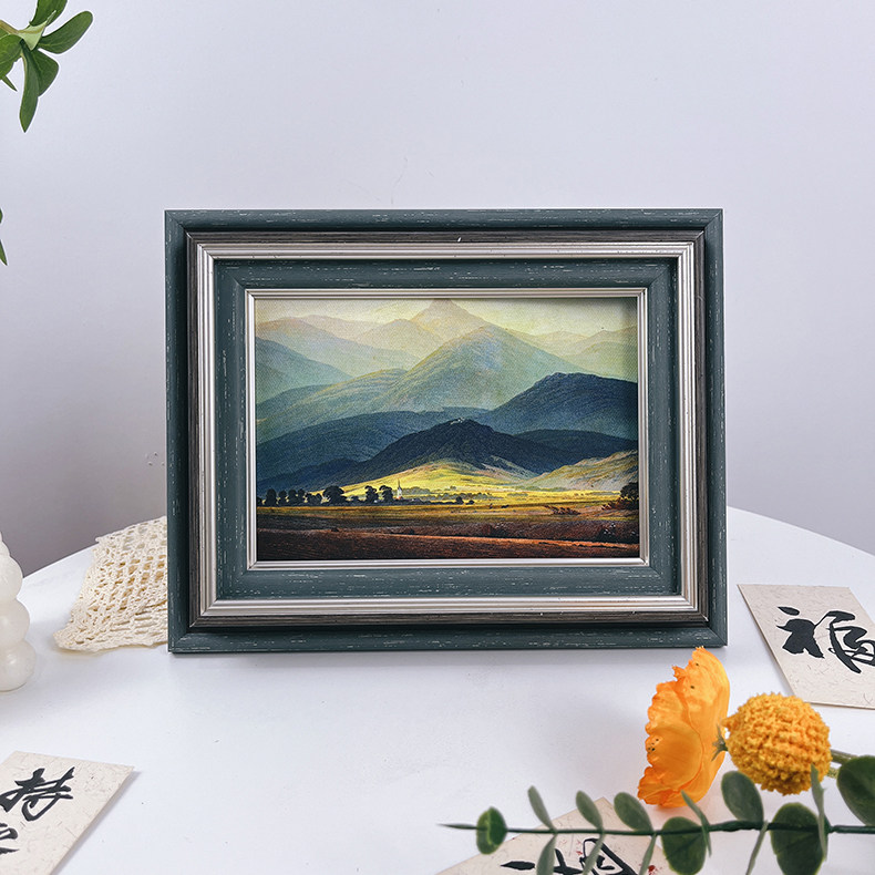 巨人山招财油画桌面摆件客厅背景墙装饰画靠山挂画卧室办公室壁画,家居饰品,油画,淘宝优惠券,粉丝福利购,淘宝优惠卷