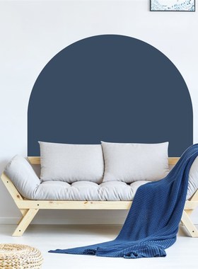 Boho arch元素客厅背景拱形墙贴纯色几何墙纸自粘艺术壁纸防水