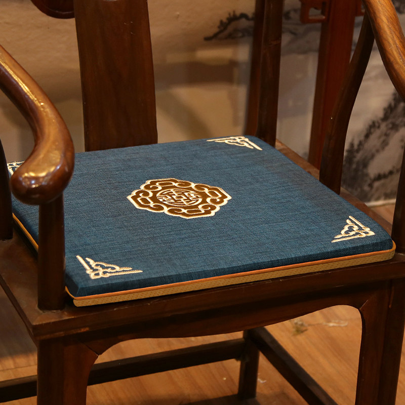 中式椅垫红木沙发坐垫实木家具餐椅太师椅圈椅垫茶凳座垫防滑定制,居家布艺,椅垫,淘宝优惠券,粉丝福利购,淘宝优惠卷