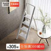 格美居人字梯家用梯子折叠伸缩楼梯加厚铝合金室内多功能四五步梯