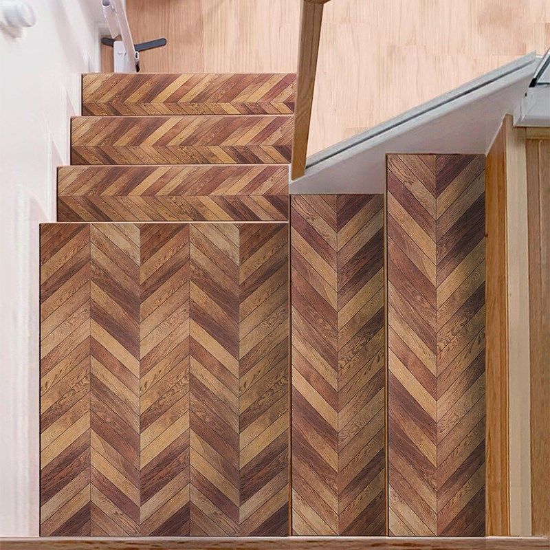 原木风仿木纹楼梯踏步垫可擦洗皮革地垫免胶自粘定制防滑台阶地垫,居家布艺,楼梯垫,淘宝优惠券,粉丝福利购,淘宝优惠卷