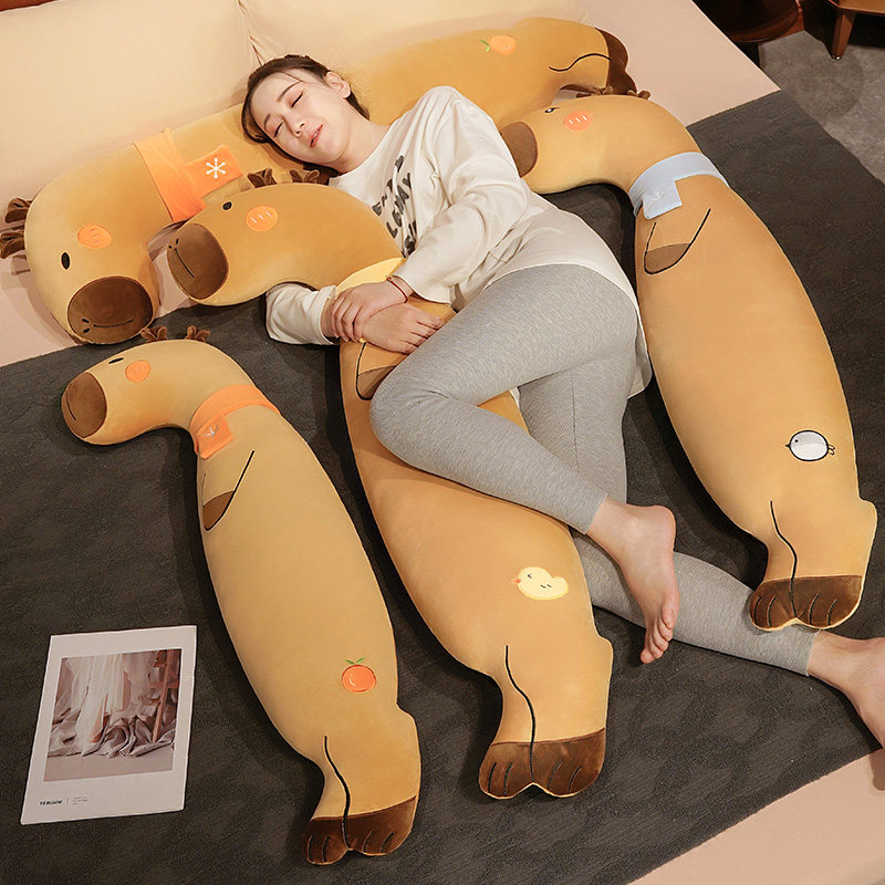 卡皮巴拉长条抱枕女生卧室睡觉夹腿床上枕头孕妇男生款床头靠垫,居家布艺,靠垫/抱枕,淘宝优惠券,粉丝福利购,淘宝优惠卷