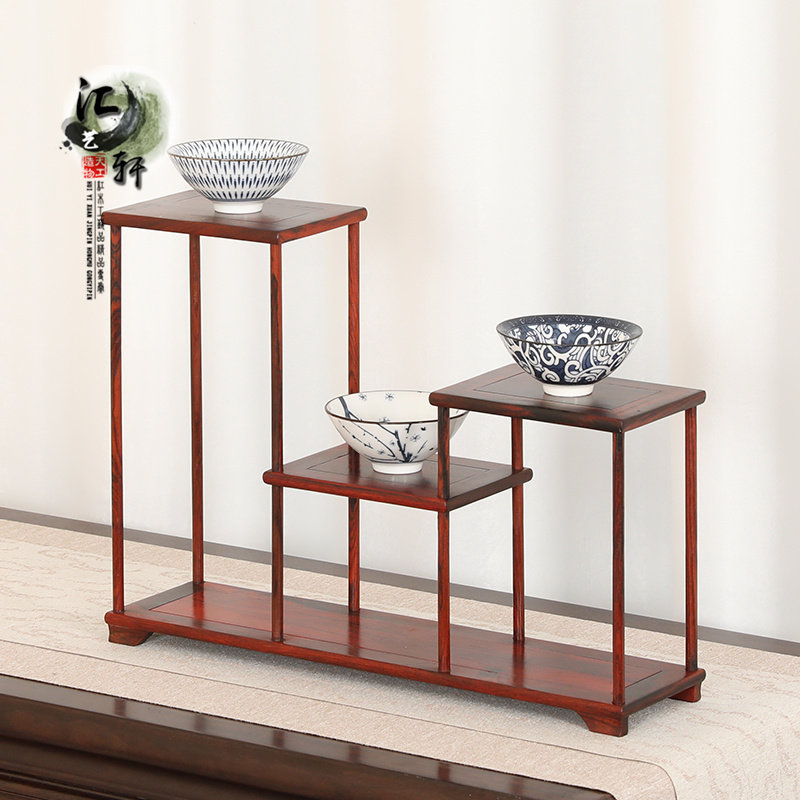 红酸枝明式盆景茶道零配摆件展示支架实木博古架婚宴冷菜中式托架,餐饮具,茶道/零配,淘宝优惠券,粉丝福利购,淘宝优惠卷