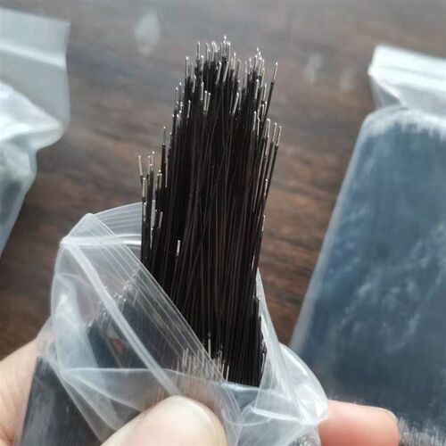 灯带补电焊接黑色连接线迷你补电接线双头带锡漆包线字内跳线