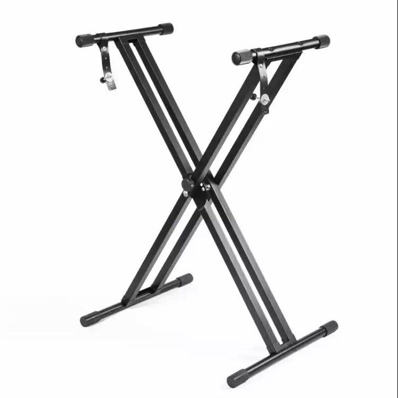 电钢琴电子琴通用X型架双管加粗加厚折叠可调节高度88键76键61键