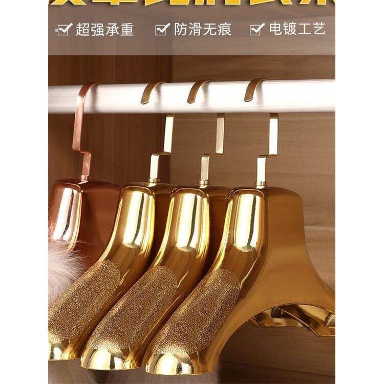 挂貂专用衣架男女皮草大衣衣挂水貂皮专用衣撑加厚加宽宽肩裘皮大