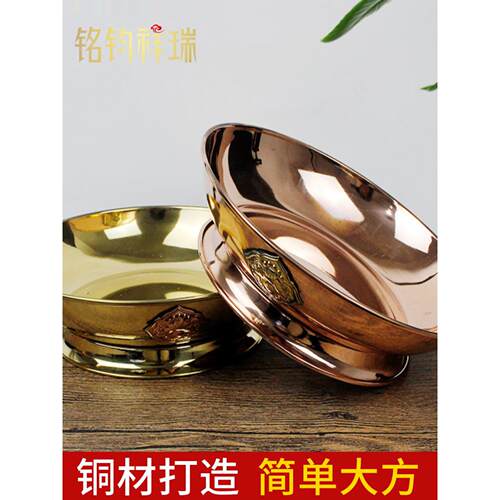 采购产品铜水果托盘，水果托盘，Manza托盘/黄铜红铜储存托盘，水