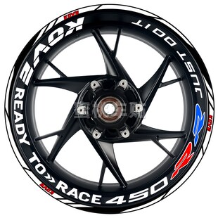 改装 反光贴片 适用于 450RR 轮胎字母 防水 钢圈贴 凯越 轮毂贴