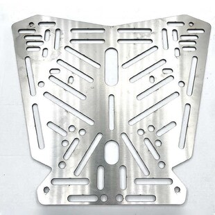 铝合金尾箱快拆底座不锈钢盘底板带锁钩垫圈压条改装配件