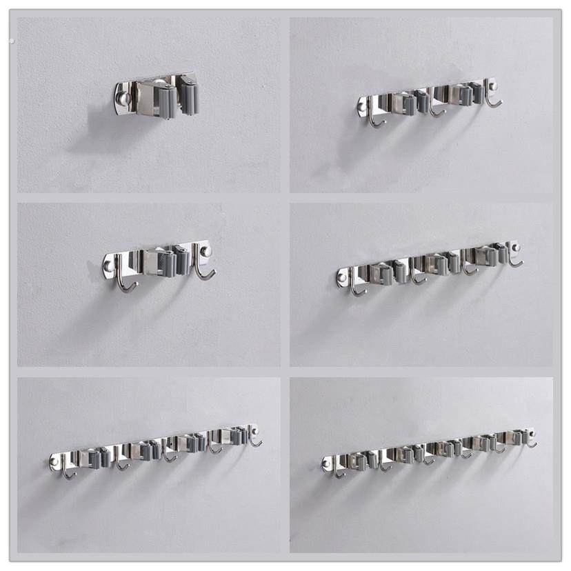 拖把挂钩卫生间收纳神器免打孔不锈钢扫把挂架强力粘胶壁挂拖布夹,家装主材,挂钩/挂衣钩,淘宝优惠券,粉丝福利购,淘宝优惠卷