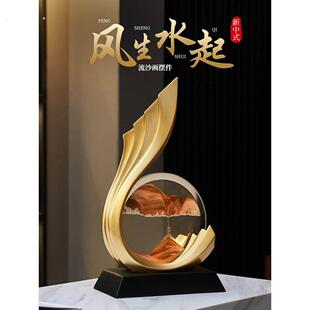 德国酒柜摆件轻奢高档客厅电视柜办公室高端大气上档次桌面装饰品