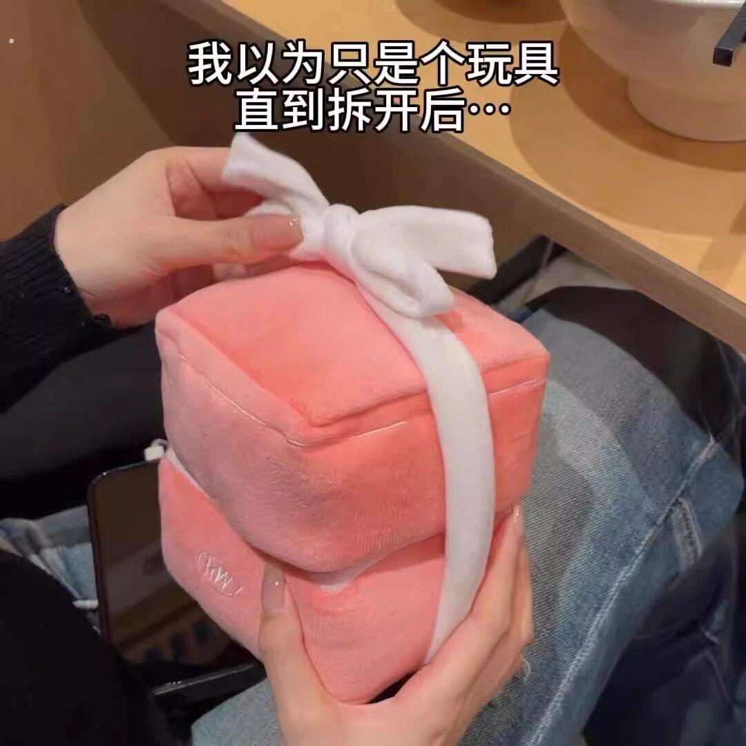2025新款七夕告白戒指盒创意毛绒玩偶惊喜礼物送男女友道具求婚钻
