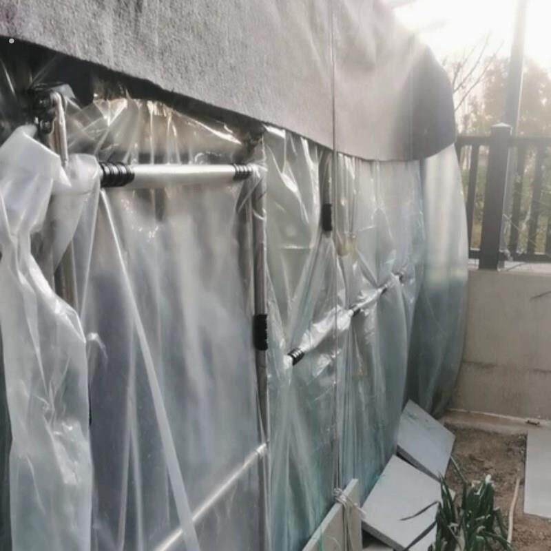 大棚塑料布卡子放风卡扣口薄膜专用夹内压钢管固定器配件朋温室暖