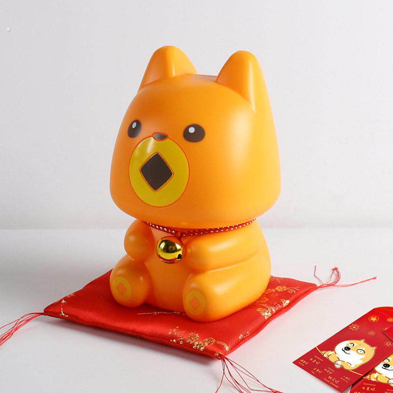 玩具小电话机儿童摄影仿真复古怀旧老式座机道具储蓄存钱罐摆件