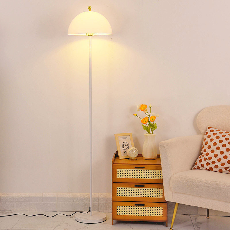 法式奶油风落地灯客厅沙发旁边轻奢高级设计感网红卧室床头氛围灯