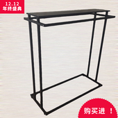 店专用陈列货架衣服架子金色挂衣架侧挂 女童装 服装 店展示架落地式