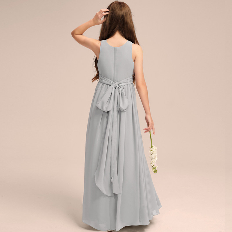 少女中大童主持人钢琴演奏晚礼服弦乐团合唱小提琴演出服气质长款