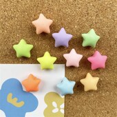 饰按钉 毛毡软木板创意照片墙装 10个 胖嘟嘟五角星图钉工字钉