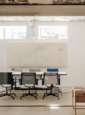 crisis art17抽象画米白色侘寂风奶油色装饰画线条办公室大尺寸