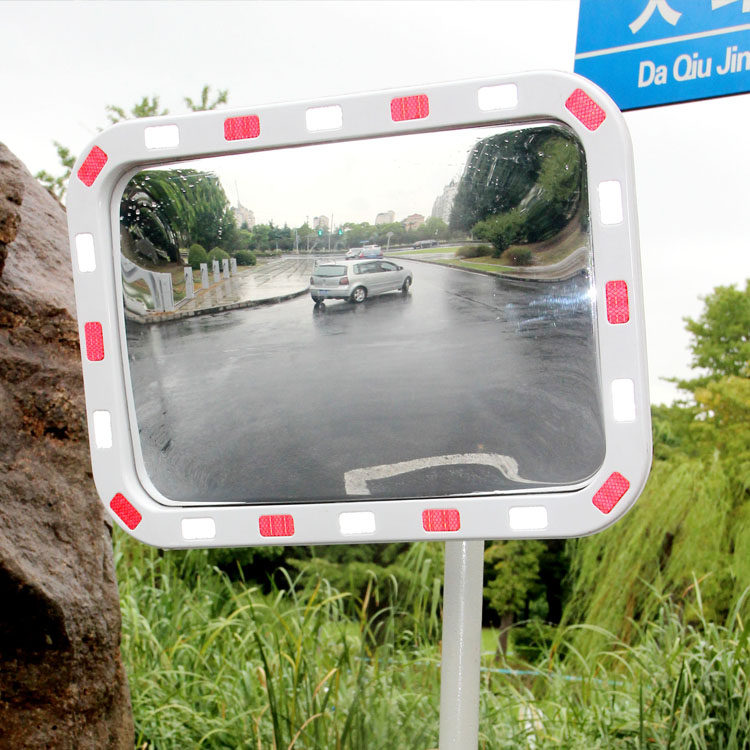 捷邦方型贴膜镜 道路广角镜 夜晚警示反光镜 路口转弯防撞安全镜