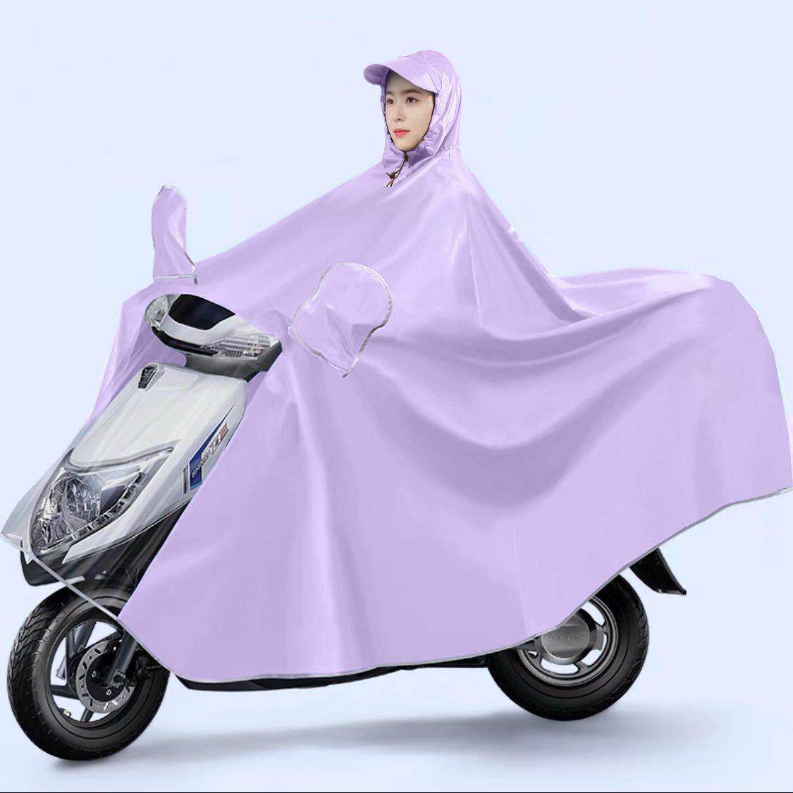 雨衣电动车摩托车电瓶车专用新款防暴雨单人双人加大加厚骑行雨披