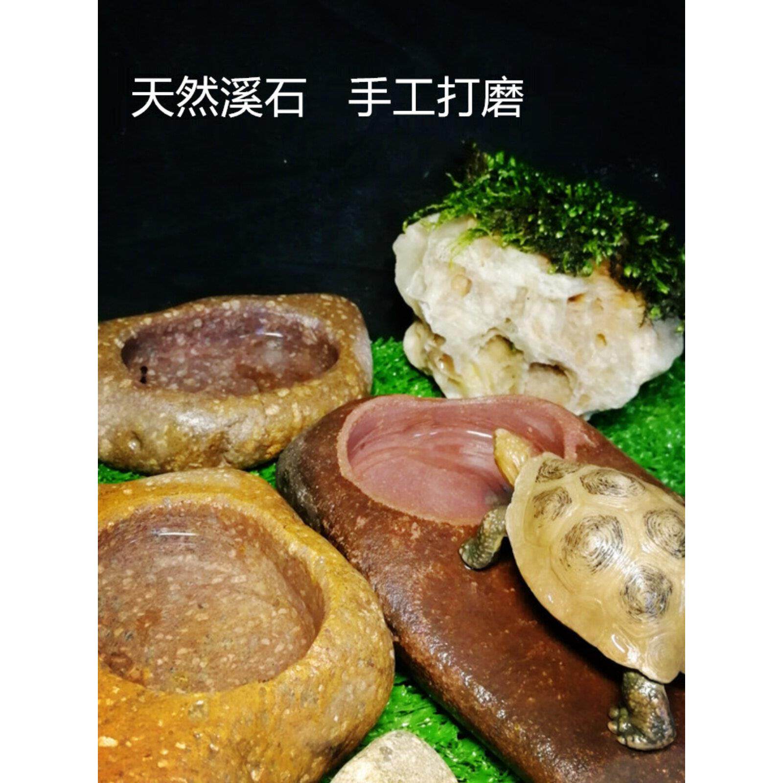 龟晒台,攀爬平台,带饮水罐,食物盆,攀爬宠物龟养箱,水盆,蜥