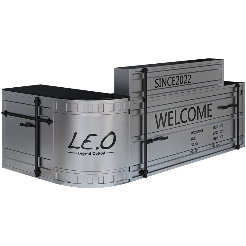 创意铁艺收银台集装箱转角吧台工业风复古餐厅酒吧柜台服装店前台