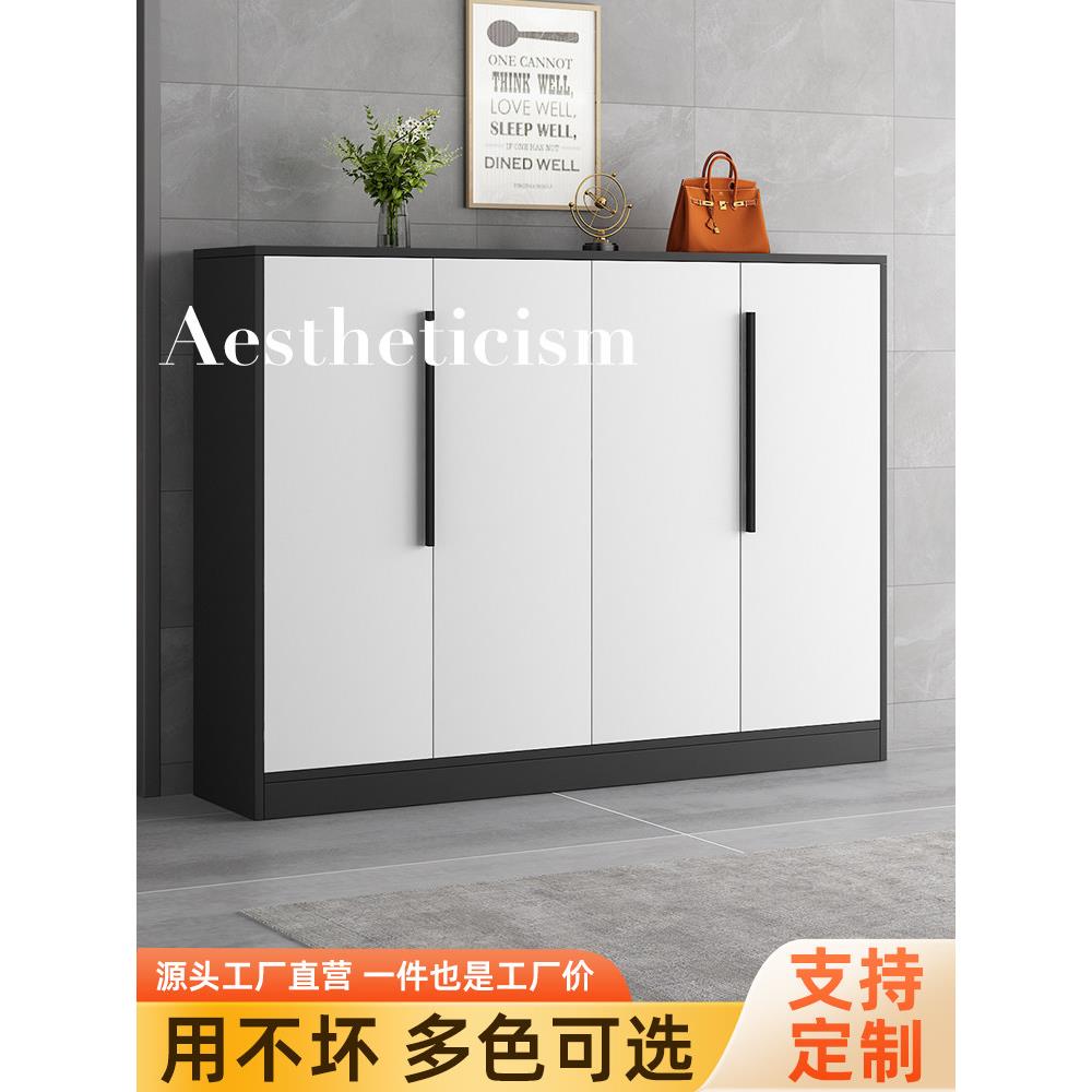 家庭入口鞋柜大容量无障碍豪华小公寓入口柜储物柜简单现代简单鞋