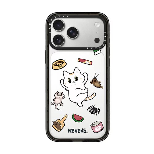 CASETiFiY猫咪系列亚克力版适用iPhone17ProMax明星手机壳苹果16Pro可爱卡通铲屎官15ProMax/14防摔13保护套