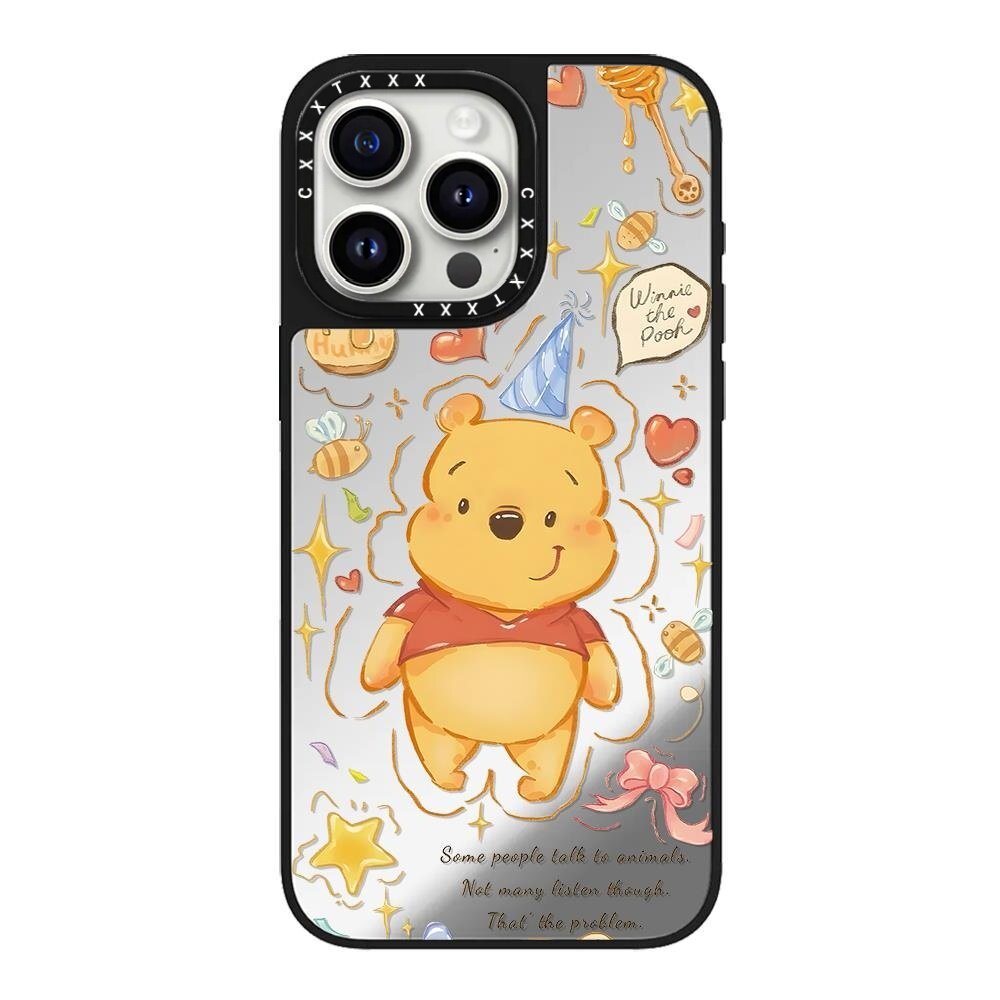 迪士尼维尼熊18pro适用于iPhone17promax/16plus/15pro卡通可爱14防摔13保护套12新款潮牌手机壳