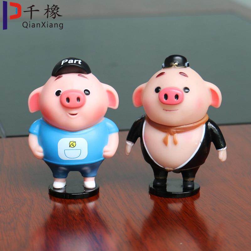 新款呆萌二师兄汽车摆件车内装饰创意公仔车载车上装饰用品