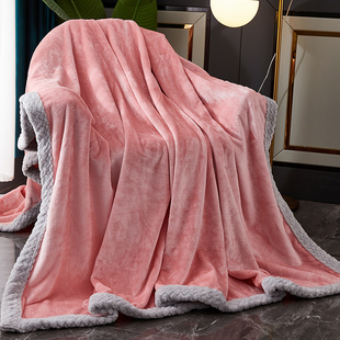 铺床法兰绒毯床单人珊瑚绒毛毯子垫空调毛巾被子春秋薄款夏季盖毯