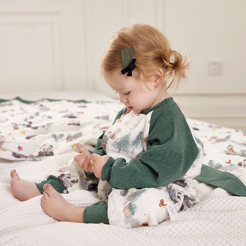 20天 圣诞限定婴儿睡袋蓄热夹棉儿童长袖分腿睡袋保暖防踢被,婴童用品,睡袋/防踢被,淘宝优惠券,粉丝福利购,淘宝优惠卷