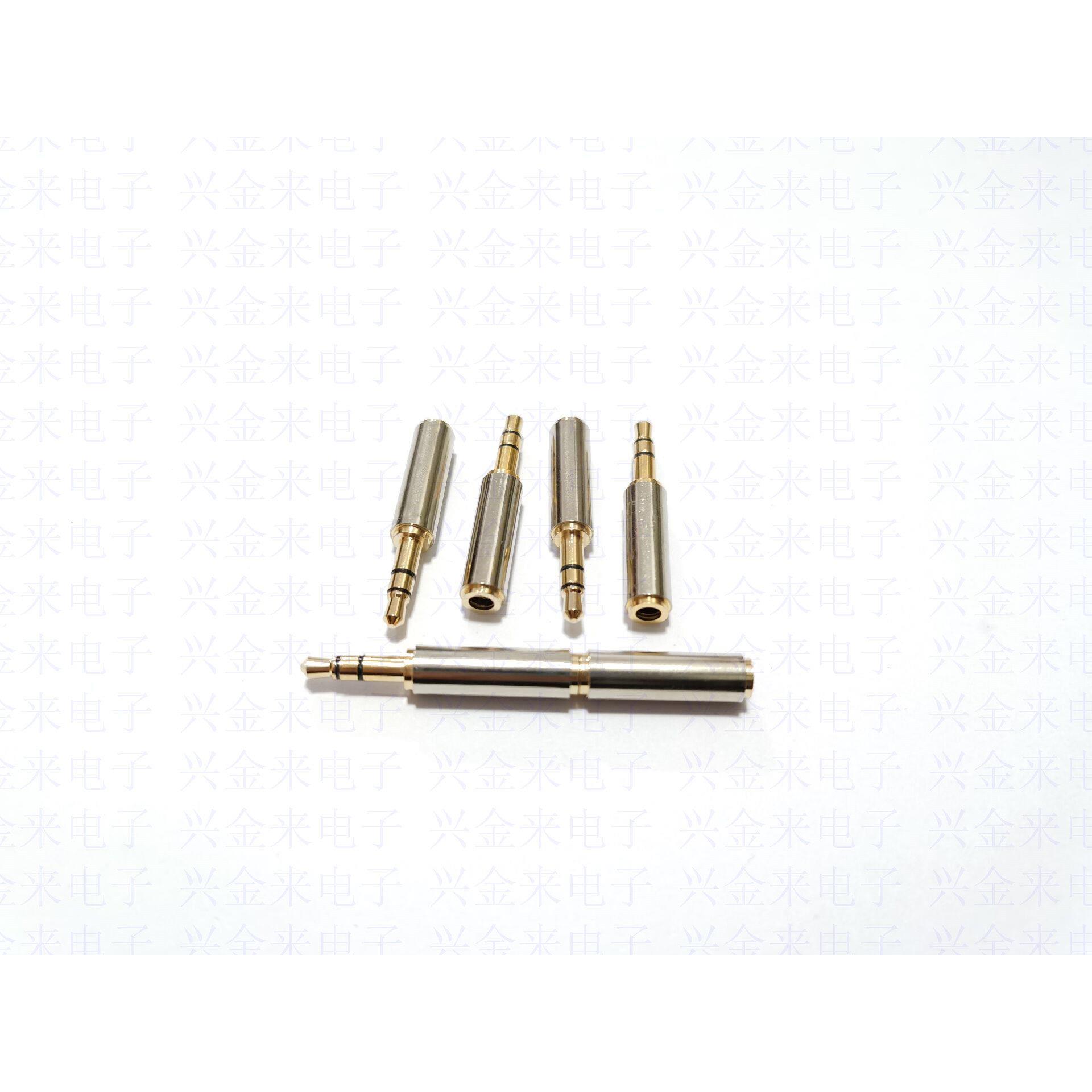 3.5mm3节公转3节母手机耳机转接头3.5公对母音频延长转换头插头