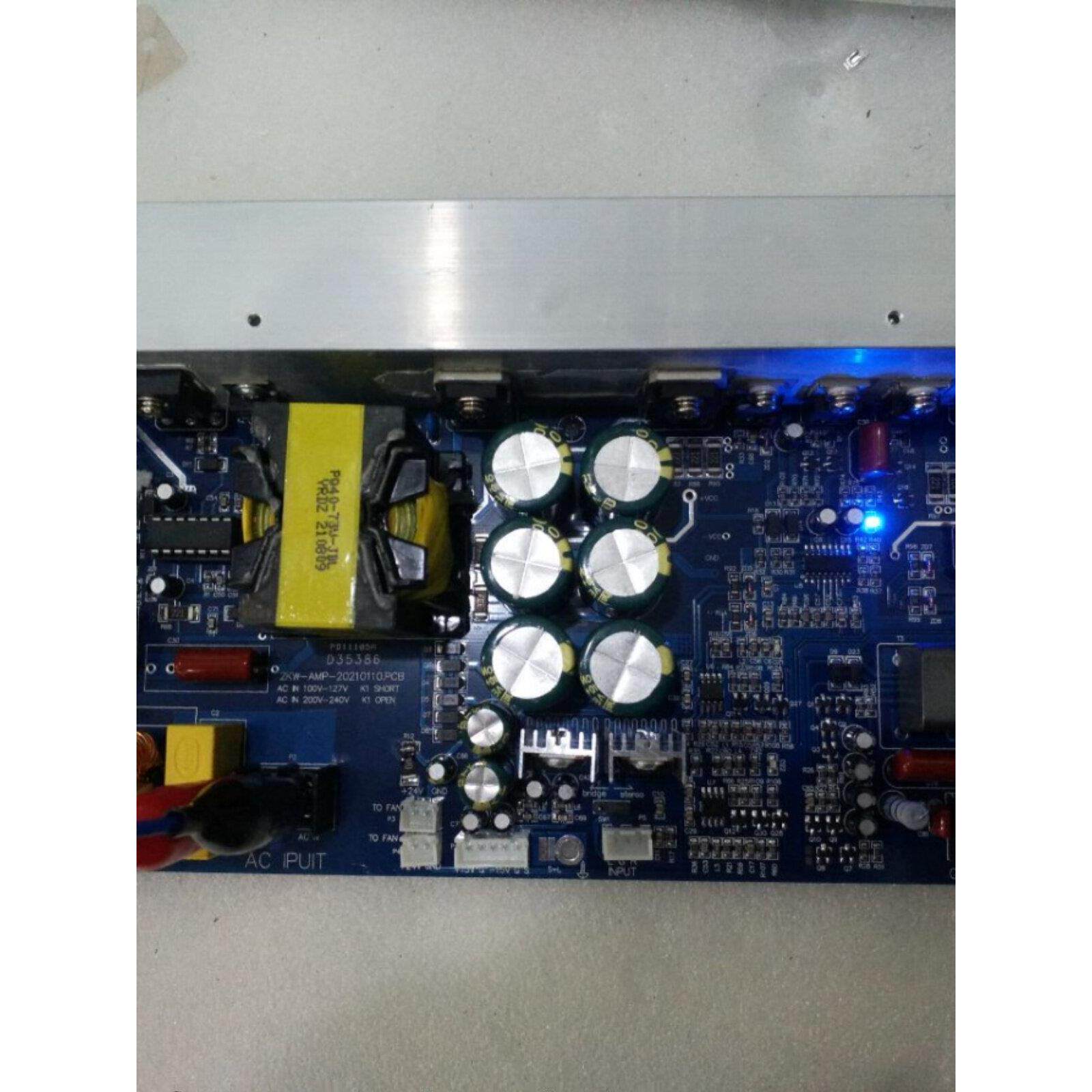 1000瓦带开关电源立体声双通道500W+500W数字功率放大器板