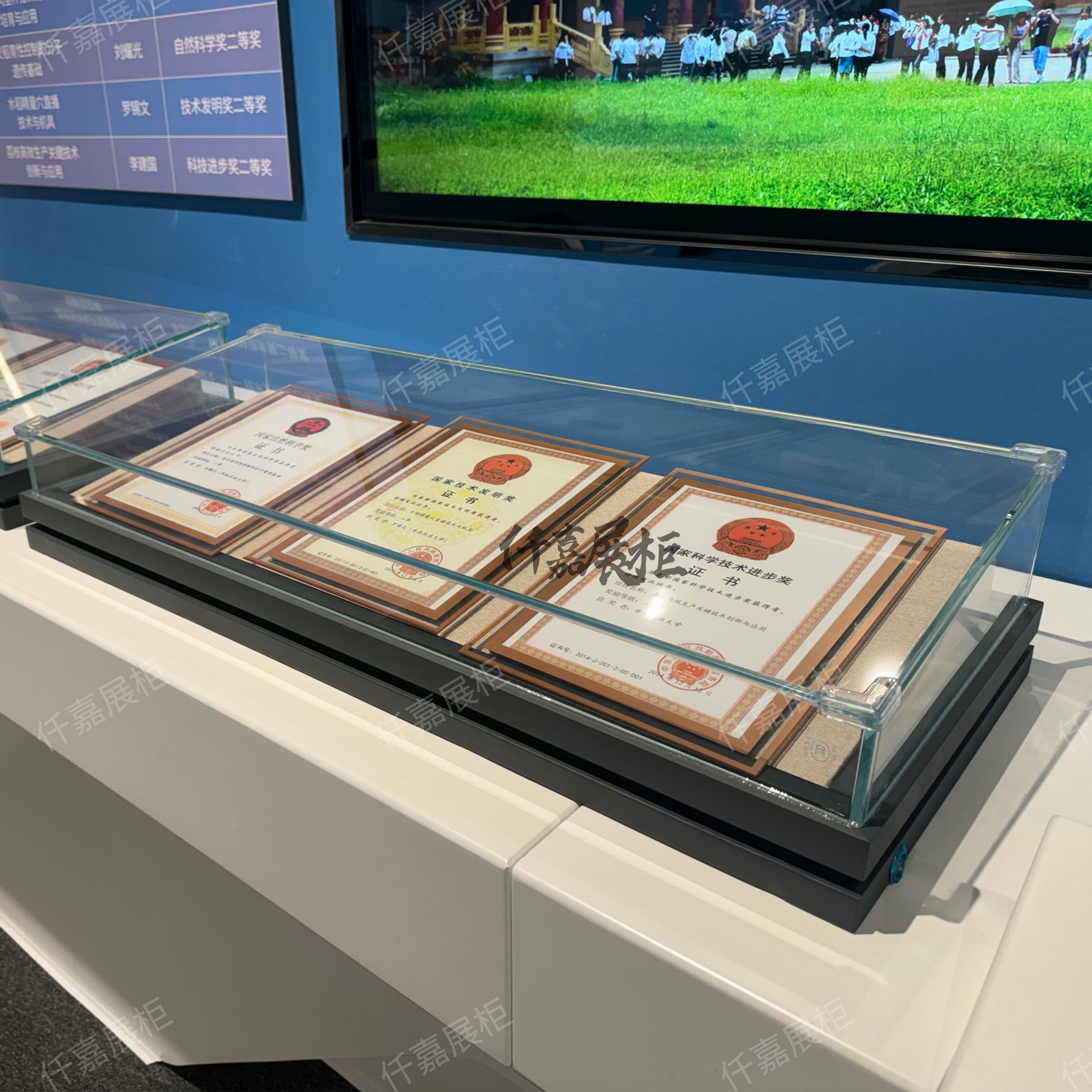 博物馆玻璃展示柜文物展览柜桌面样品展厅玉器古董陶瓷器陈列展台