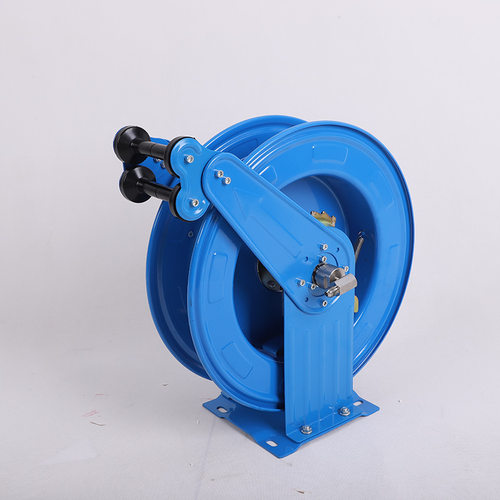 可伸缩卷管器高压水鼓工业大号气管清洗汽车美容工具蓝色卷管盘