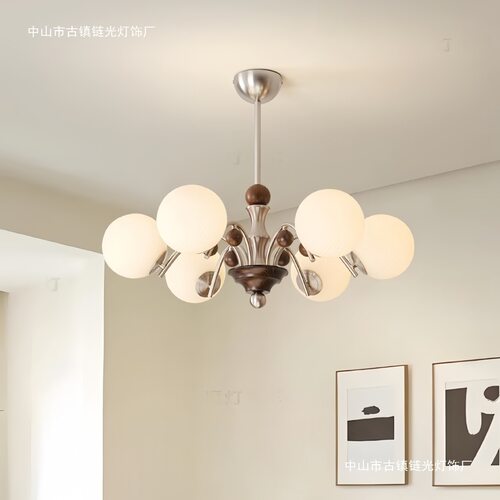 法式中古风客厅吊灯复古美式