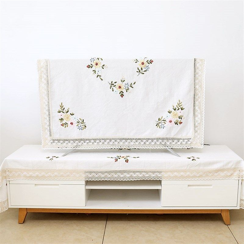 液晶电视机防尘罩电视柜鞋柜斗柜长方形防尘盖巾简约布艺清新盖布,居家布艺,万能盖巾,淘宝优惠券,粉丝福利购,淘宝优惠卷