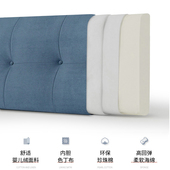 加厚床头套软包全包木床头床头罩套2020年新款 欧式 靠垫2021靠背罩