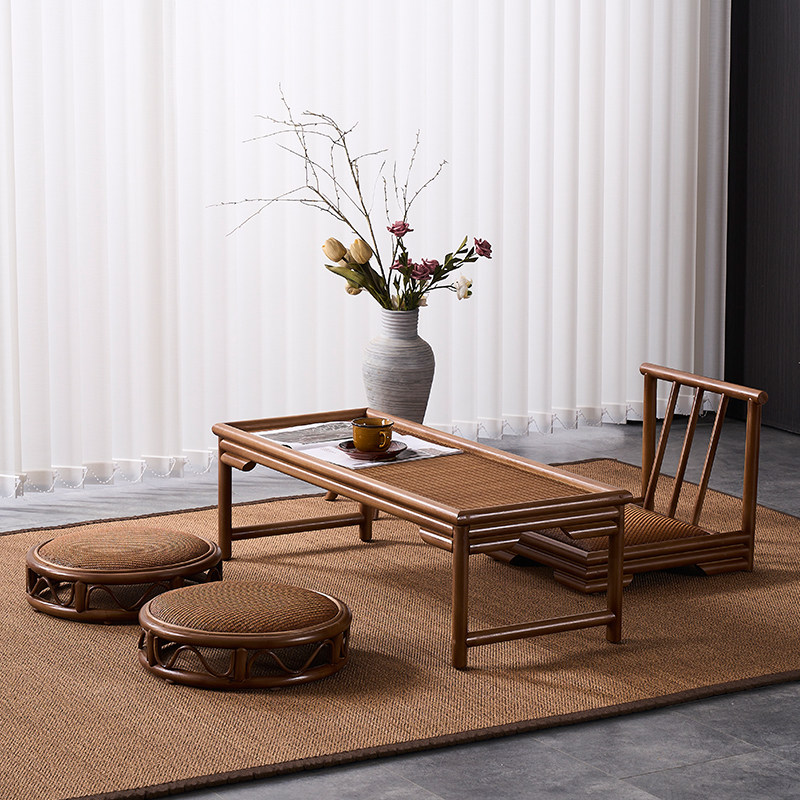榻榻米小茶几矮桌家用阳台桌椅竹桌子民宿复古风矮桌子日式炕桌,住宅家具,家用茶台/茶桌,淘宝优惠券,粉丝福利购,淘宝优惠卷
