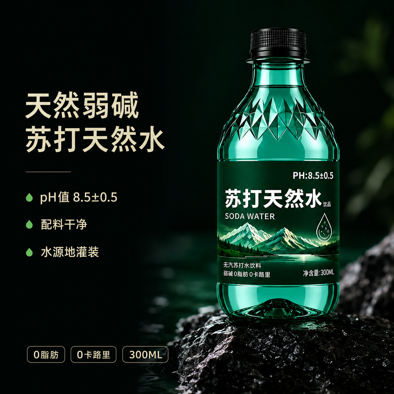 天然苏打水弱碱性无气配方 整箱价家庭畅饮饮用水