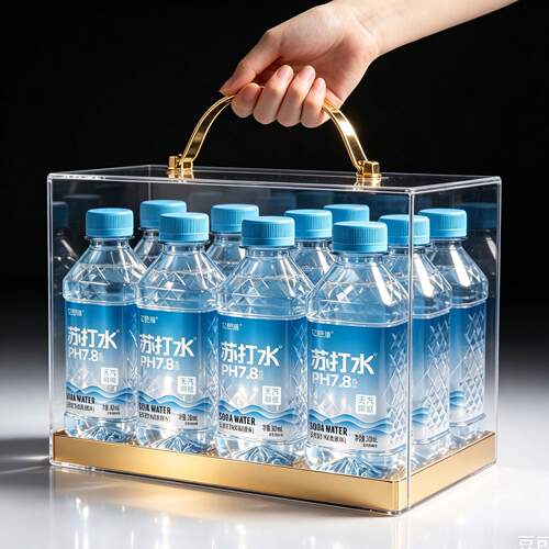 苏打水整箱24瓶*300ml无糖弱碱性水0脂0卡无汽饮料饮用水家用瓶装