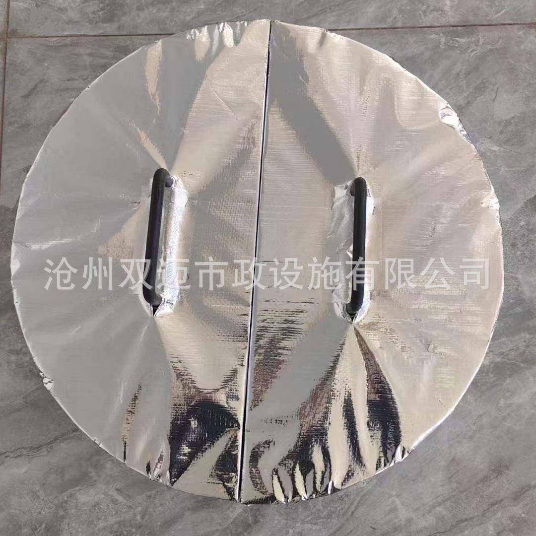 木质井盖保温岩棉锡纸井盖双层井盖内盖松木井盖