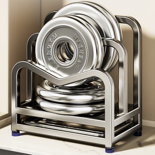 加厚304不锈钢砧板锅盖置物架菜板案板放置架菜刀锅铲一体刀架