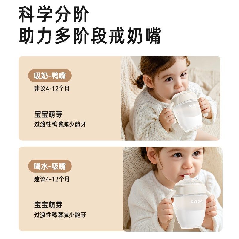 乔治熊婴儿学饮杯水杯吸管奶瓶6个月以上宝宝喝奶鸭嘴杯喝水,婴童用品,儿童水杯,淘宝优惠券,粉丝福利购,淘宝优惠卷