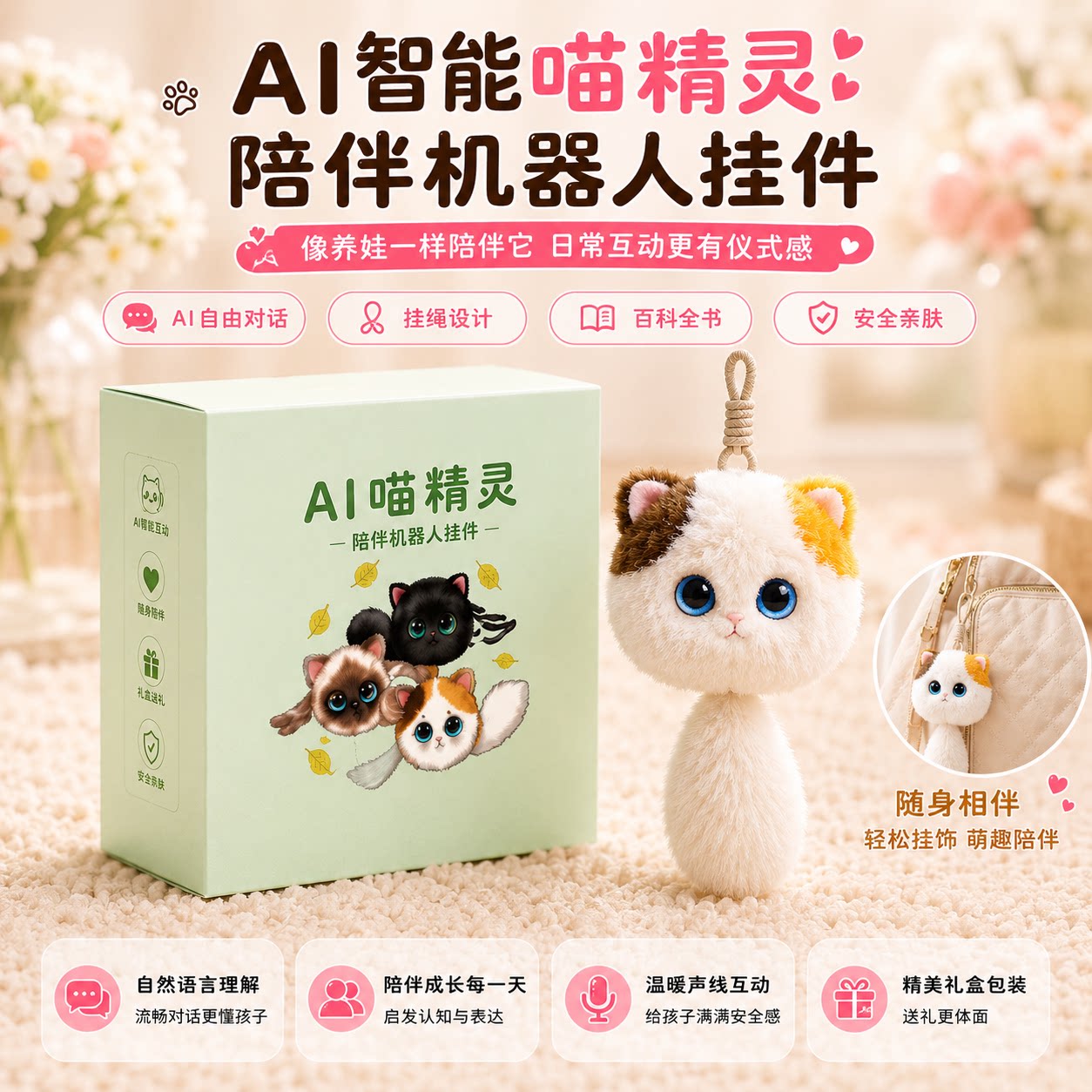 ai喵精灵智能机器人宠物陪伴潮玩图片